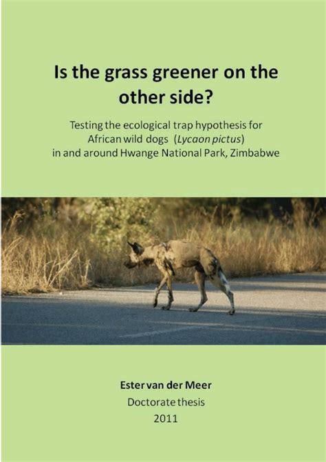 If someone says the grass is always greener (on the other side), then that person is telling you that even though another situation might seem better than yours it often is not any better. (PDF) Is the grass greener on the other side? : testing ...