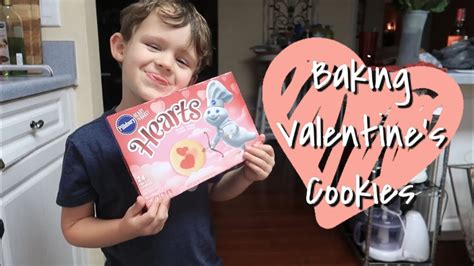 These valentine's day cookies are the ultimate way to say i love you. make a batch of these easy 54 valentine's day cookies that make a super sweet gift. Baking Pillsbury Valentine's Cookies With My Son - YouTube