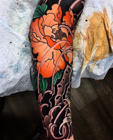 Other people choose designs that look cool and take advantage of the space and shape that the arm gives, the placement and how much it can be seen, or both. Japanese tattoo sleeve by @mark_corliss_tattoo. # ...