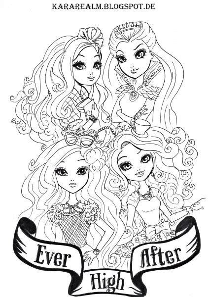 The moon and stars are no match for this spotted unicorn! Desenhos Para Colorir De Ever After High - Coloring City