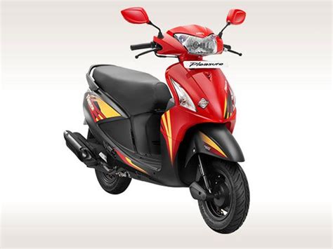 Herohonda pleasure is the first scooter launched by hero honda in competition to the scooty pep hero honda pleasure is designed in such a way that it is a perfect blend of a cute and yet a high it's cost almost rs.8000 less than tvs wego, also it's readily available in stock. Hero Pleasure Price, Mileage, Review, Specs, Features ...