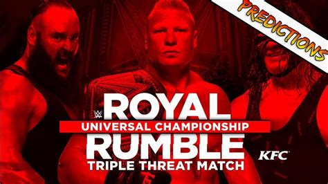 2018 women's royal rumble … перевести эту страницу. Royal Rumble 2018 Universal Championship Match Predictions ...