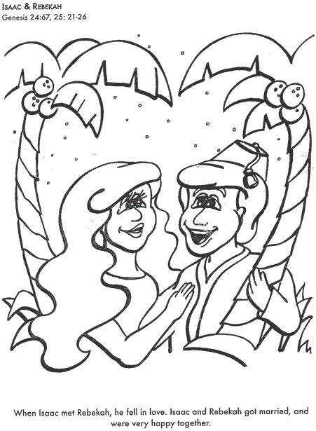 Select from 35919 printable coloring pages of cartoons, animals, nature, bible and many more. BIBLE COLORING PAGES. Isaac And Rebekah | Kid Crafts ...