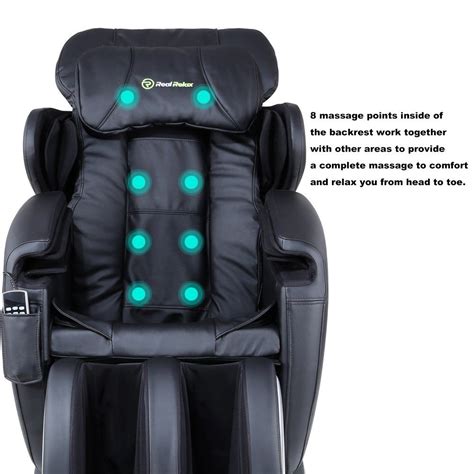 You can select from a variety of massage techniques such as kneading, tapping, shiatsu, clapping, and rolling. Real Relax Full Body Zero Gravity Shiatsu Massage Chair ...