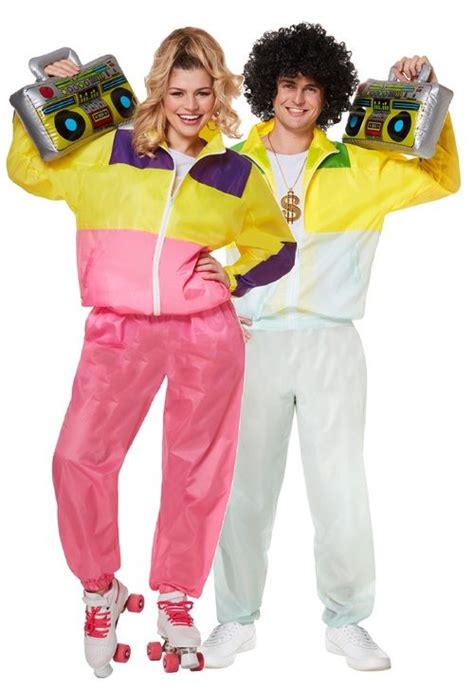 Search for fancy dress and other retailers near you, and submit a review on yell.com. Couples Retro 80s Tracksuit Fancy Dress Costumes | Couples ...