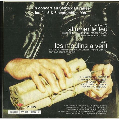 Touche pas à mon poste. Allumer le feu de Johnny Hallyday, CDS chez libertemusic ...