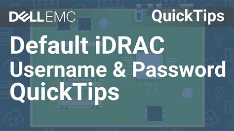 You will need to know then when you get a new router, or when you reset your router. iDRAC: How to Find The Default Username & Password ...