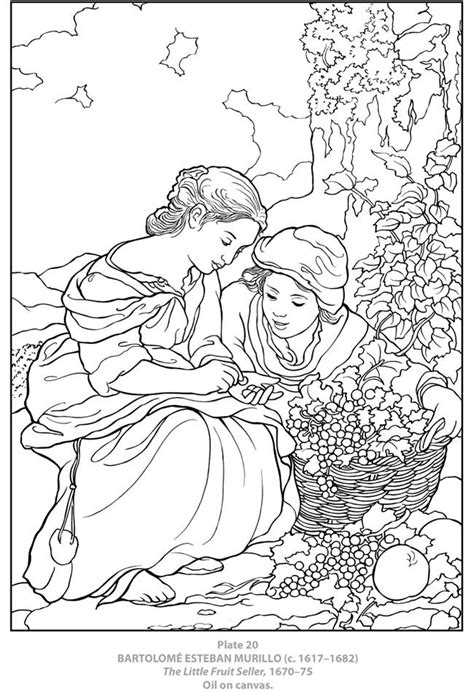 How to download and print the free spanish coloring pages all of the spanish coloring printables have been optimized for easy printing. Spanish Painting 3 | Dover coloring pages, Coloring books ...