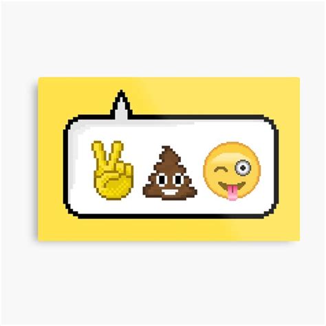 A friend of mine who's name starts with d got me very confused until i worked out that xd is a face. Finger Emoji Emoticon Metal Prints | Redbubble
