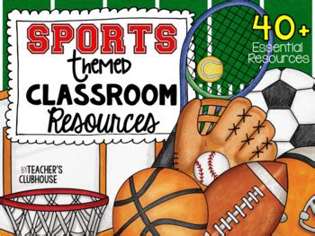 You can also choose from a variety of ncaa. Sports Theme Decor Pack by Teacher's Clubhouse | TpT