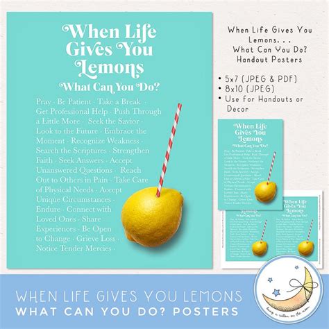 LDS Relief Society Event Pack, When Life Gives You Lemons Mega ...