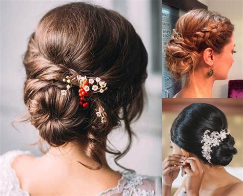 Long layers in curly hair create extra oomph and volume while keeping frizz at bay. Romantic Low Bun Wedding Hairstyles 2017 | Hairdrome.com