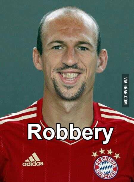 Born 23 january 1984) is a dutch professional footballer who plays as a winger and captains eredivisie club. Ribery + Robben = Robbery - 9GAG