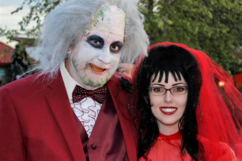 His relationship with lydia deetz is downright predatory, as the ghost tries to get with her in an inappropriate way. maycintadamayantixibb: Beetlejuice And Lydia Halloween Costume