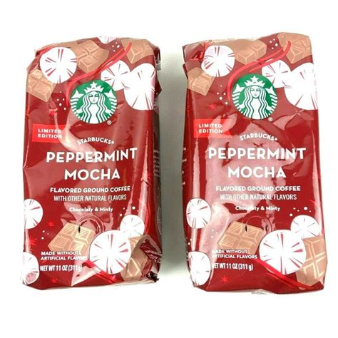 Allergen info free from does not contain declaration obligatory allergens. Starbucks Peppermint Mocha Ground Coffee Holiday Limited ...