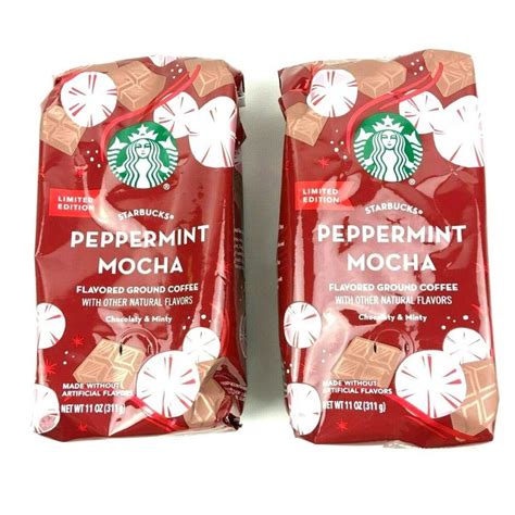 Read honest and unbiased product reviews from our users. Starbucks Peppermint Mocha Ground Coffee Holiday Limited ...