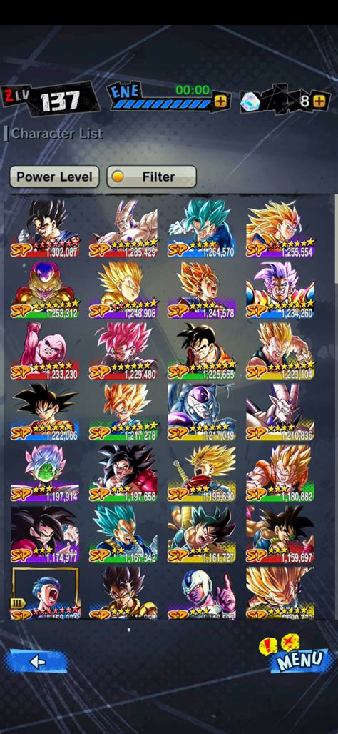 Dragon ball z fans got a special treat when bandai namco entertainment released a new trailer for dragon ball z: Selling - Android and iOS - High End - DB Legends 137 lvl, all anniversary units | PlayerUp ...
