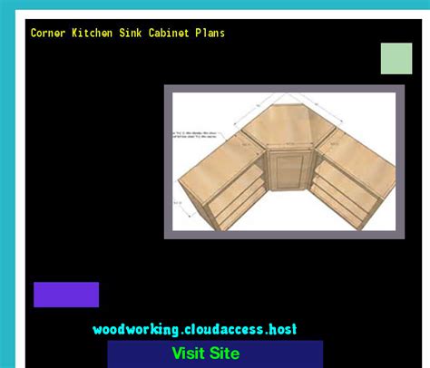 In this video, i share with you how to organize under the kitchen sink. Corner Kitchen Sink Cabinet Plans 160918 - Woodworking ...