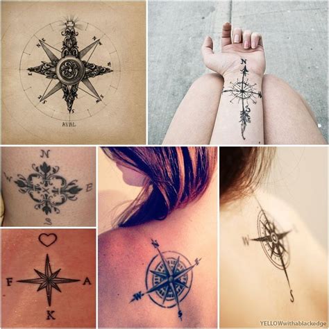 Rose tattoo meaning it's perfectly valid to pick a tattoo on a whim, but choosing one with a personal meaning. Wind rose tattoo | Tattoos | Tatuajes al azar, Tatuaje ...