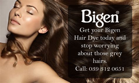 You may also find that your hair is super dry after you dye your hair. Get your Bigen Hair Dye today and stop worrying about ...