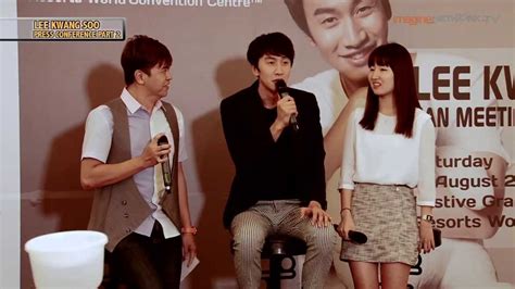 Who is lee kwang soo? Lee Kwang Soo (Running Man) Press Conference in Singapore ...