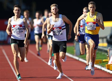 Josh kerr and jake wightman battle for the finish line in the men's 1500m 'race to the olympics ' at the muller british champs. #SALdohadozen! 12 Scots are selected for IAAF World Champs ...