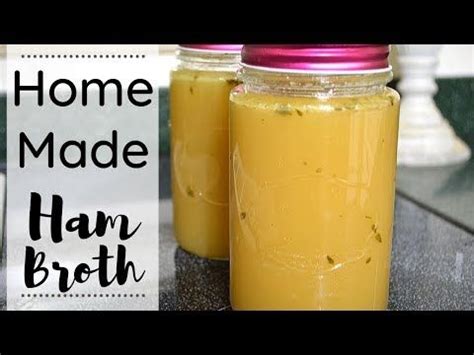 Maybe you would like to learn more about one of these? Ham Bone Broth/Stock Recipe I How to make home made ham ...