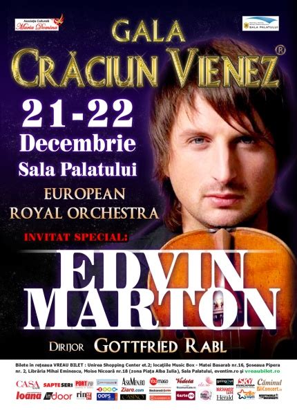 Play edvin marton hit new songs and download edvin marton mp3 songs and music album online on gaana.com. Edvin Marton - Gala Crăciun Vienez la Sala Palatului din ...