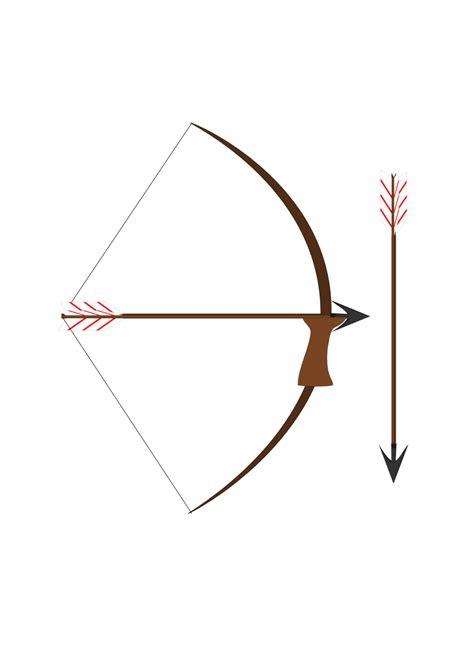 Public Domain Clip Art Image | Bow and arrow | ID ...