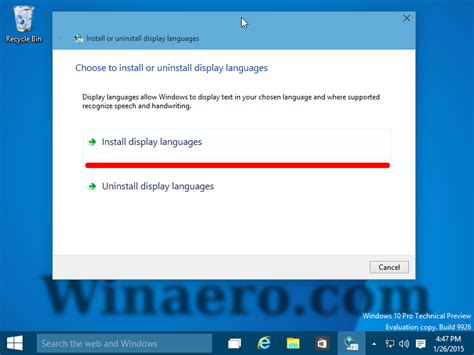 To reinstall windows 10 after its free upgrade, you can choose to perform a clean install from a usb drive or with cd. MUI language CAB file - install in Windows 10