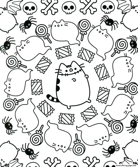 So make sure they get what they want, or they might run away! Pusheen Halloween Coloring Pages Printable