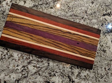 Edge Grain Mixed Woods Cutting Boards (10