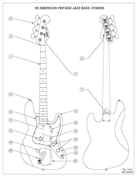 Squier precision bass wiring problems. 62 Jazz Bass Wiring Diagram - Music Instrument