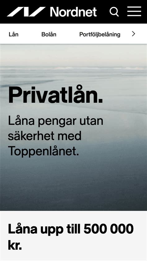 Internetbanken privat har fått en ny inloggningssida vi har förändrat flödet för inloggning till internetbanken privat. Nordnet Bank Privatlån - omdöme, utbetalning m.m.