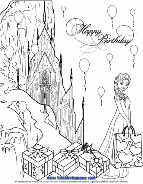 Frozen is a 2013 american 3d computer animated musical fantasy comedy film that broke box office records for animated feature films. Elsa Birthday Party At Ice Castle Coloring Page ...