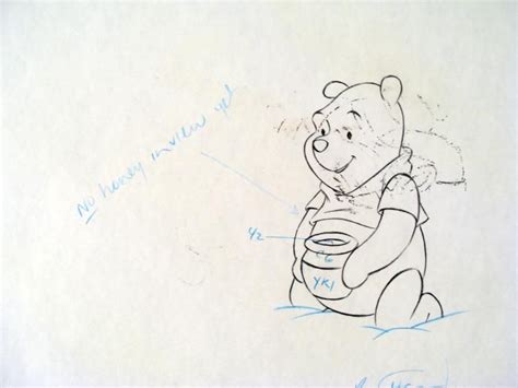 When the footbridge recently had to be replaced, the engineer designed a new structure based closely on the drawings of the bridge by shepard in the books, which were somewhat different than the original. Winnie the Pooh Original Animation In Heaven Drawing