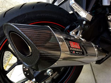 Sound test for yoshimura r11 slip on.yamaha r25 ヨシムラr１１. YOSHIMURA R11 slip on