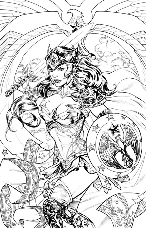 All the contents are created by our partner artists,. Wonder Woman Coloring Book