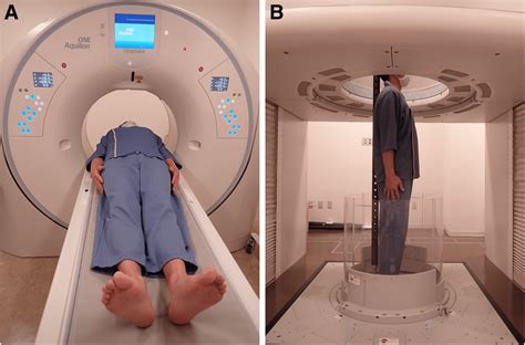 Computed tomography scanning in the supine and standing positions. a CT... | Download Scientific ...