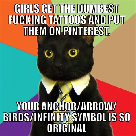 With tenor, maker of gif keyboard, add popular cat meme animated gifs to your conversations. Women of Pinterest! Kill yourselves! | Business cat meme, Funny animal pictures, Business cat