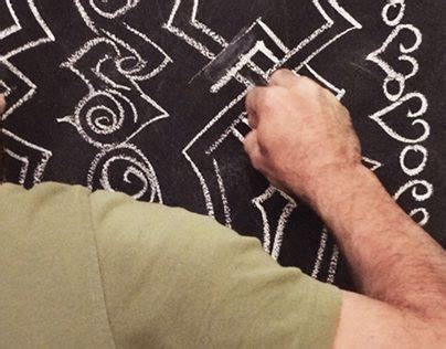 It originated around the 7th century from latin script. Check out this @Behance project: "Chalk Alphabet" https ...