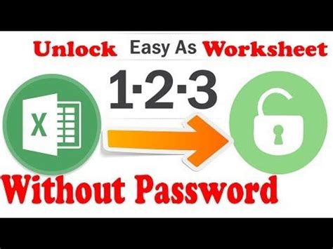 Using the excel password recovery program you can quickly remove worksheet password as well as workbook password from office excel 2016, 2013, 2010 and 2007 files. Unprotect Excel : Unlocking Excel Sheet Without Password ...