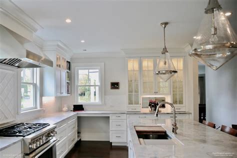 Benjamin moore in simply white floors: Simply White Kitchen Cabinetry in New Canaan, Connecticut