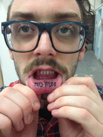 Inner lip tattoos are amazing and bold art for the lips. Cool Inner Lip Tattoos - Something Cool