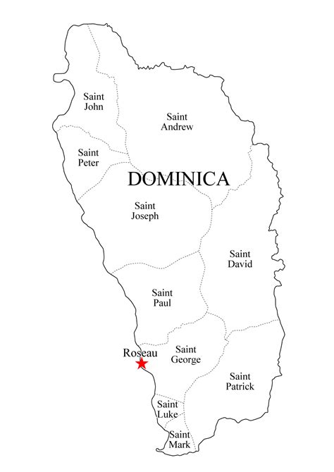 Ferienwohnungen dominica pauschalreisen dominica flüge dominica restaurants dominica sehenswürdigkeiten dominica. Dominica | Landkarten kostenlos - Cliparts kostenlos