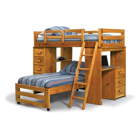 Chelsea home loft bed with desk top. Bunk Bed with Desk For Your Kids - HomesFeed