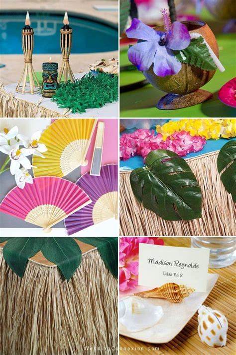 Summer island scene photography backdrop beach sea palm hawaiian themed birthday party banner decorations photo background vinyl 7x5ft photo booths studio props wedding supplies. Island Vibe Themed Wedding in 2020 | Wedding themes ...