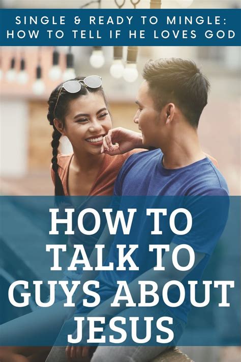 It's certainly not for people you talk to on dating apps. Christian Dating: How to Talk to Guys About God ...
