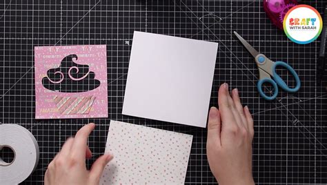 Making your cards for your friends and family can be an enjoyable hobby. How to Make a Shaped Shaker Card with Cricut (Card 2 of 4 ...