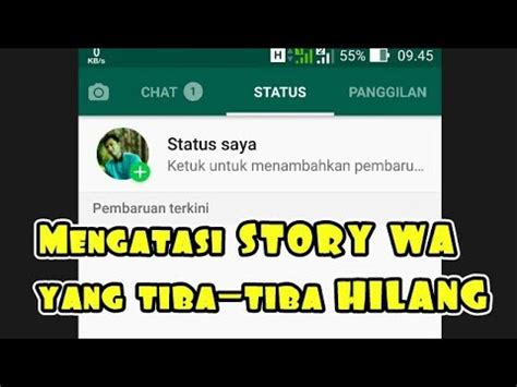 Fitur tersebut mendapat sambutan baik dari semua pengguna whatsapp, bahkan rating dan ulasan whatsapp di google play store juga cukup mengesankan. Mengatasi STORY WHATSAPP yang tiba-tiba HILANG - YouTube